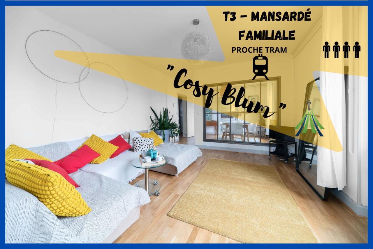 ⟬Cosy Blum 63⟭ Charmant Et Accueillant ⁕Mansarde⁕ Clermont-Ferrand Kültér fotó